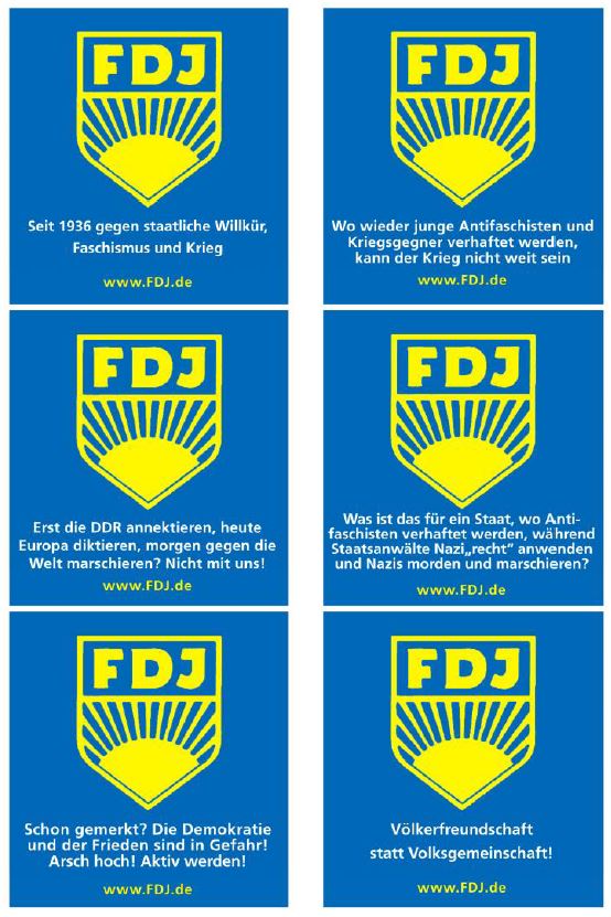FDJ Aufkleber